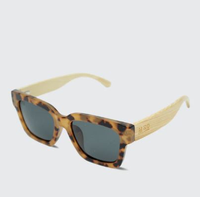 Cilla Sunglasses - Tortoise & Wood Arms 3760
