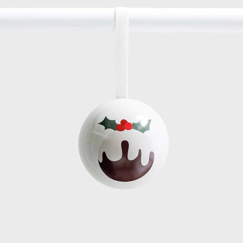 Figgy Pudding Tin Bauble