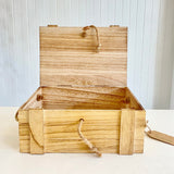 Wooden Storage Box - Medium