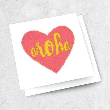 Aroha Heart Card