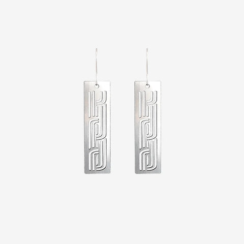 Whakarare Earrings - Silver Small