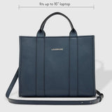 Manhattan Tote Bag - Steel Blue