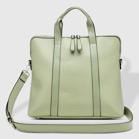 Rhodes Laptop Bag - Sage Green