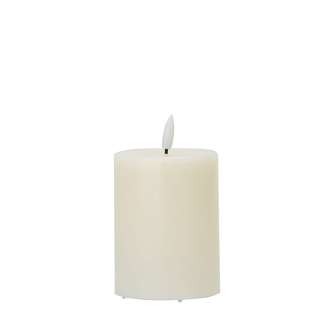 Classic Ivory LED Candle 10cm / 7.5cm