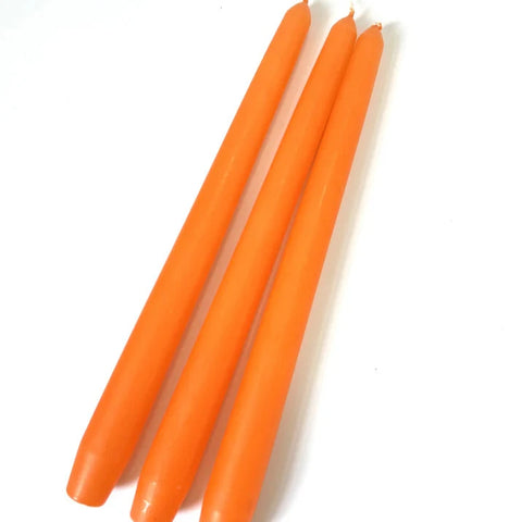 Venetian Taper Candle - Orange