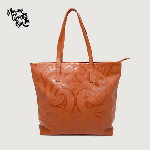 Khandallah Tote by Miriama Grace-Smith - Tan