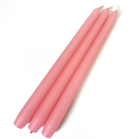 Venetian Taper Candle - Pink