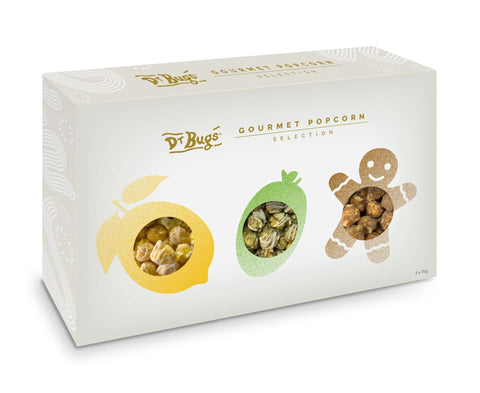 Dr Bugs Gourmet Popcorn Selection