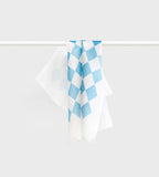Father Rabbit Blue Diamond Tea towel
