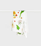 Father Rabbit Vintage Wallpaper Tea Towel
