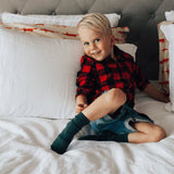 Knee High Merino Wool Socks - Kids - Tuatara