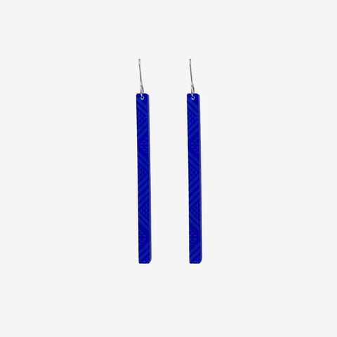 Taniko II Blue Clear - Earrings