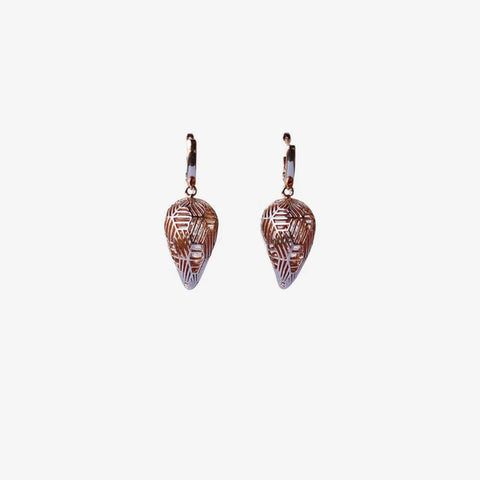 Earrings - Ngutu Manu - Rose Gold