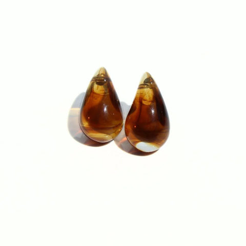 Large Tear Drop Earrings - Resin