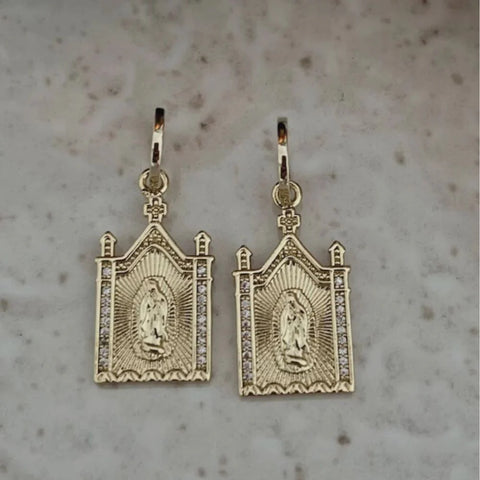 Seraph Cathedral Earrings - Gold