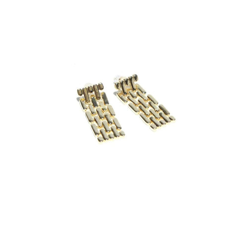 Chain Link Earrings - Gold