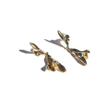 Crinkle Earrings - Gold