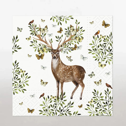 Forest Antlers Lunch Napkins - 20 Pack