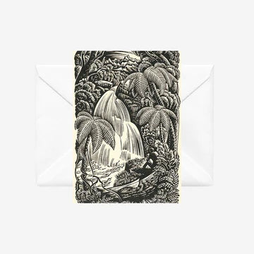 Waterfall  Card - E. Mervyn Taylor 1951