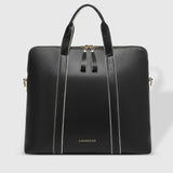 Rhodes Laptop Bag - Black & White