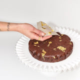 Cake Kit - Flourless Dark Chocolate Gold Leaf Cake