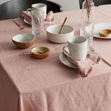 Linen Tablecloth - Dusk Pink