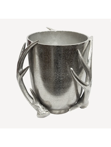 Antler Ice Bucket - Silver