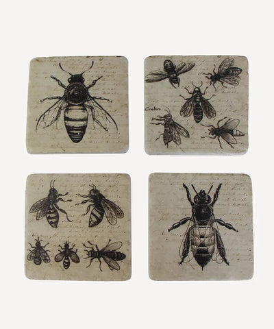 Bee Coasters - Set of 4