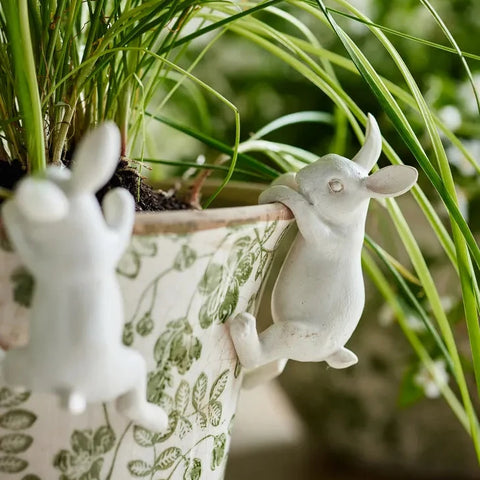 Hanging Bunny - White