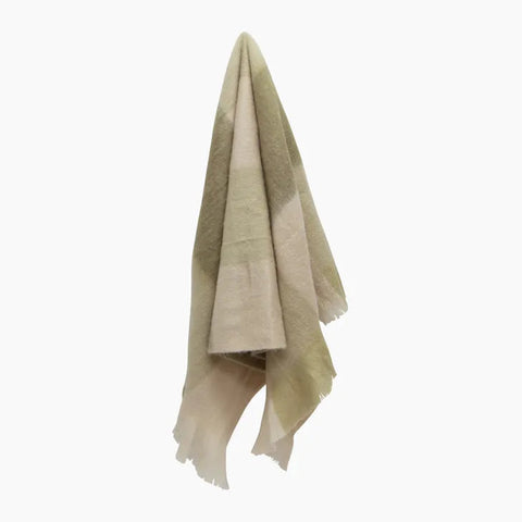 Florentine Sage Green Throw