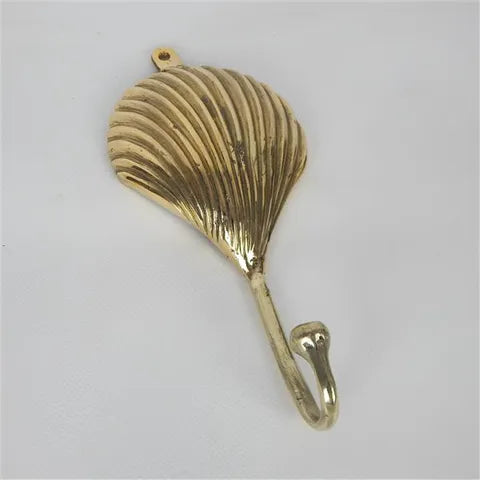 Brass Scallop Shell Hook