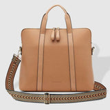 Rhodes Eddie Laptop Bag - Latte Toffee