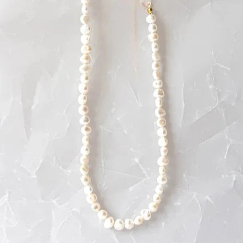 Nugget Pearl Strand Necklace