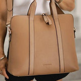 Rhodes Eddie Laptop Bag - Latte Toffee