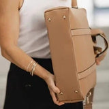 Rhodes Eddie Laptop Bag - Latte Toffee