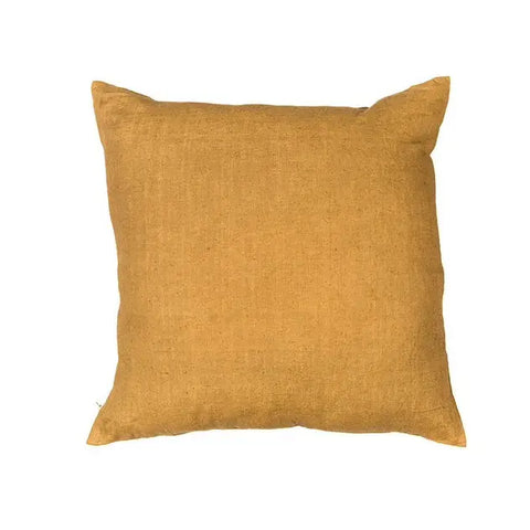 Linen Cushion - Mustard