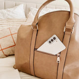 Boston Weekender Bag - Camel