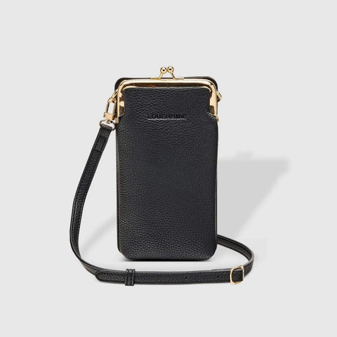 Billie Crossbody Phone Bag - Black