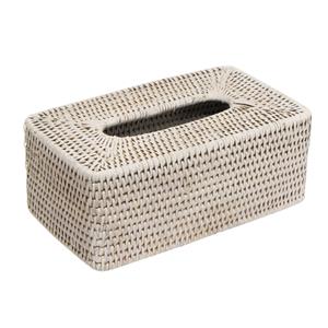 Geneva Rattan Tissue Box