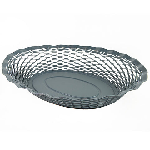 French Metal Basket - Charcoal small