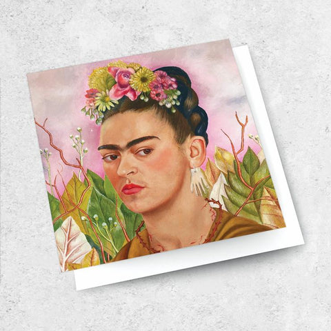 Frida Kahlo Pink Card