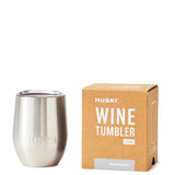 Huski Wine Tumbler - Brushed Stainless