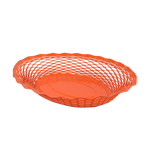 French Metal Basket - Orange small