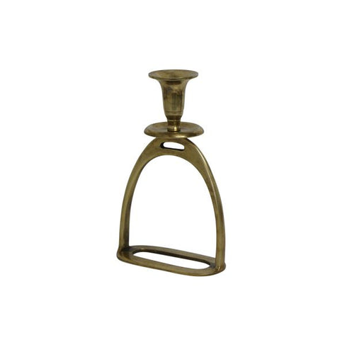 brass stirrup candle holder wairoa